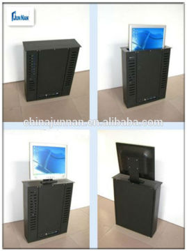 19'' aluminum panel lcd monitor lift