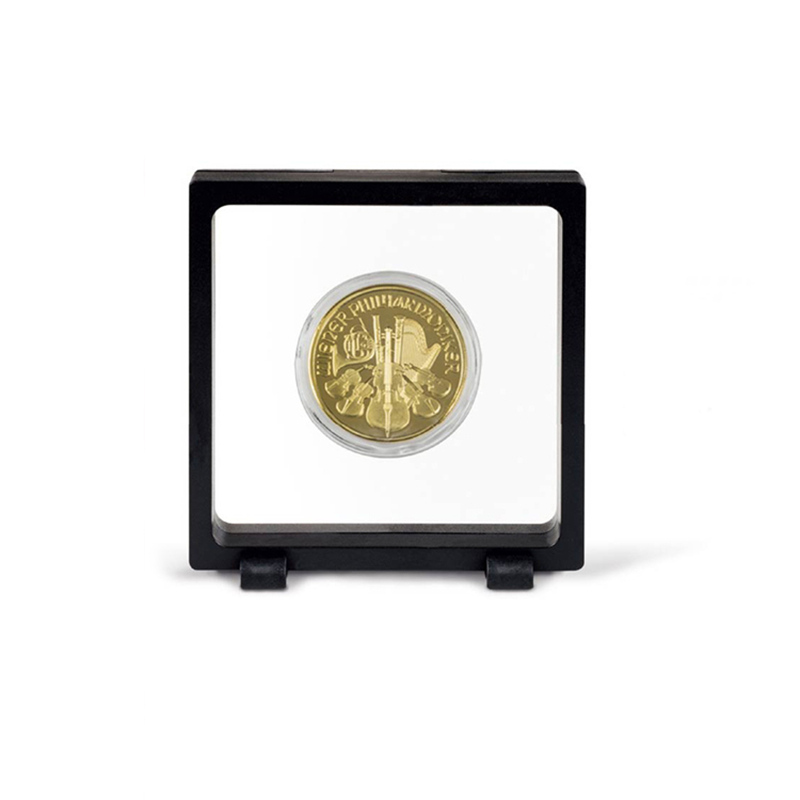 11*11*2cm OEM Jewelry Display Free Stand 3D Floating Frame Membrane Display Box