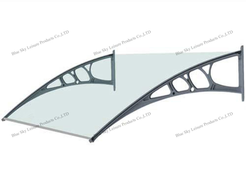 Aluminium Canopy Glass Roofing Balcony Canopy (B900)