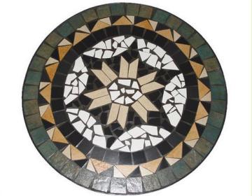 Mosaic tile table top, outdoor mosaic table tops, restaurant table tops