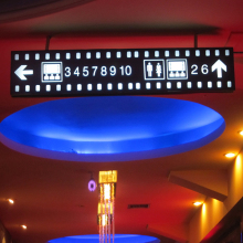 Double Side Advertising Guide Sign