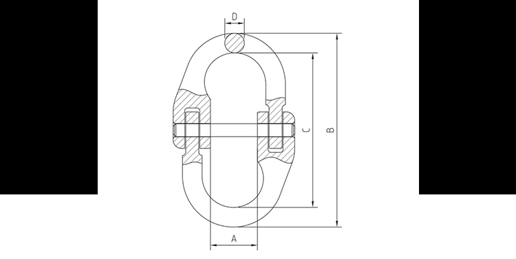 U.S Type Alloy Steel g80 connecting link