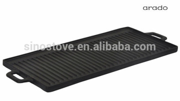 cast iron reversible grill plate/griddle