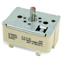 Replacement Range Surface Element Switch for Frigidaire Models 316436001, 316021501, and 1155395