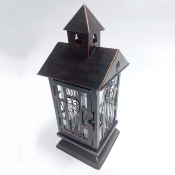 Hallowmas Series Metal Lantern Hurricane Solar Lantern