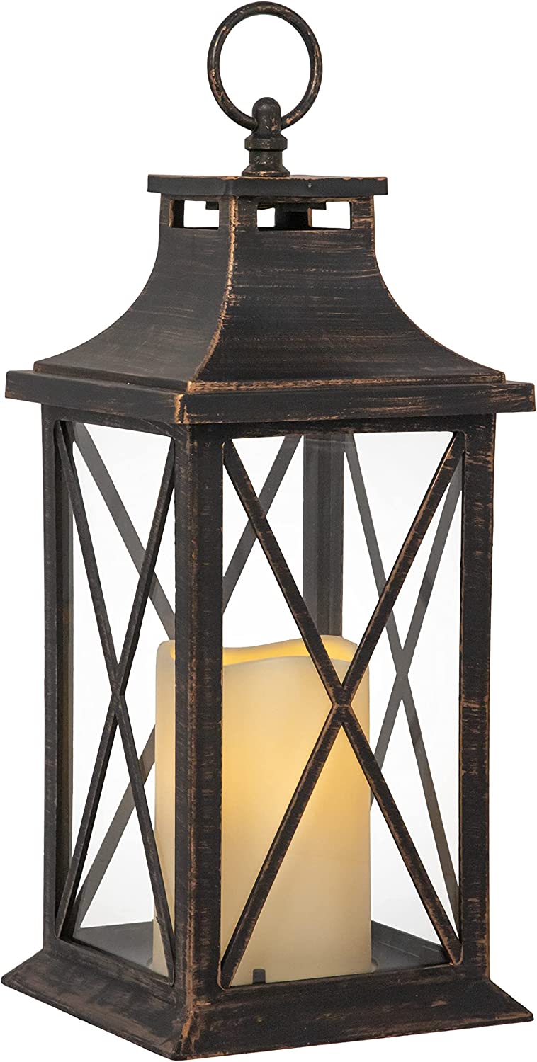 Decorative Candle Lantern LED Flameless Candle Timer