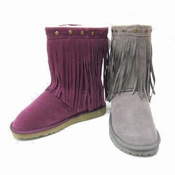Women's winter boots, long plush lining