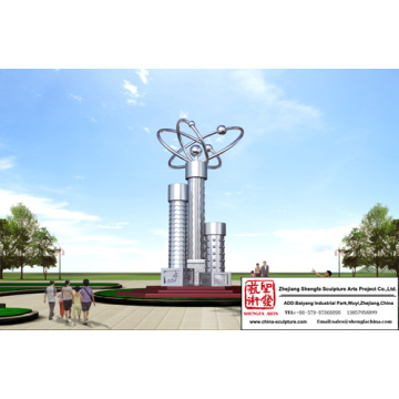 Luar biasa Park Stainless Steel patung