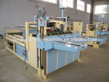 Semi automatic flexo folder gluer machine for corrugated box