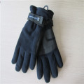 men's fleece gloves with PU on the palm