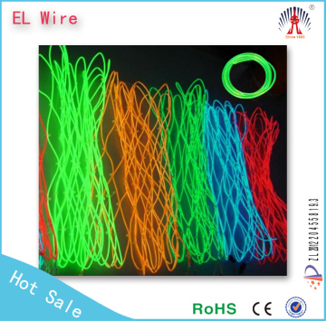 decorative el flashing wire/decorative floral wire/suspended el wire lighting