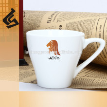 new ceramic v-shape coffee mug