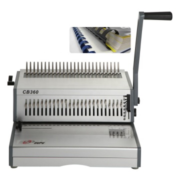 Perfect Punching and Binding: 360mm Comb Bookbinding Machine for Desktop Printing