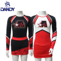 Aangepaste sublimatie gejuich uniforme prestaties slijtage cheerleading uniform