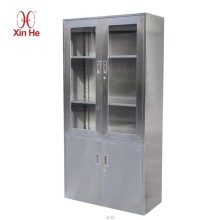 Hospital Stainless Steel Cabinet Cupboards With Waste Bin