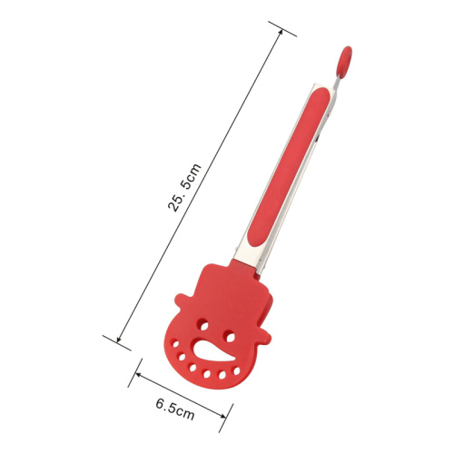 Heat Resistant Christmas Nylon spatula tongs