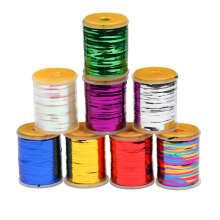 Holographic Mylar Tinsel Tape for Fly Tying - 1mm Wide Flash Tape for Nymphs and Streamers