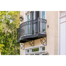 Wrought Iron Exterior Stair and Balcony Railings