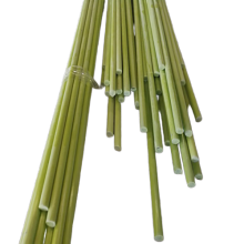 Green Fiberglass Rods GRP Solid Rods for Vineyard Grape Stakes