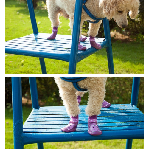 Zapatos de animal doméstico impermeable de nieve de lluvia