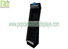 Matt Cardboard Led Light Hooks Pop Cardboard Displays Screen Printing For Cosmetic