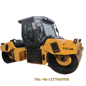 8ton double drum compaction road roller machine XNC208 for sale