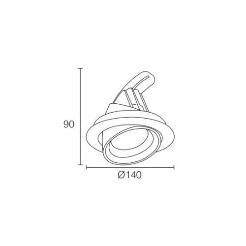 LEDER Essential Indoor 25W LED Downlight