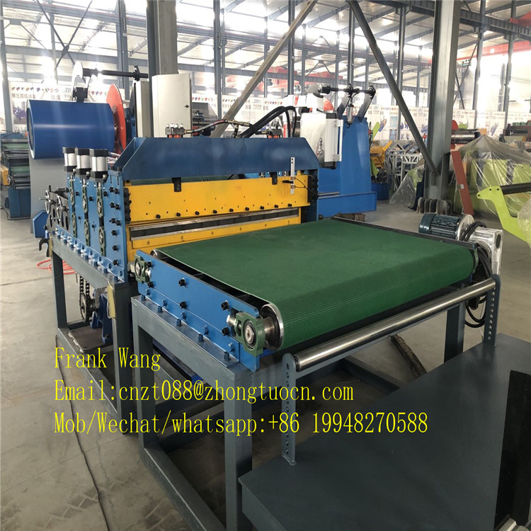 Popular good quality metal cut to length combined slitting machine