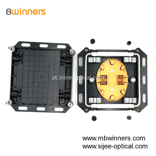 Caixa de fechamento óptica da tala da fibra do estojo compacto do núcleo 12 FTTx