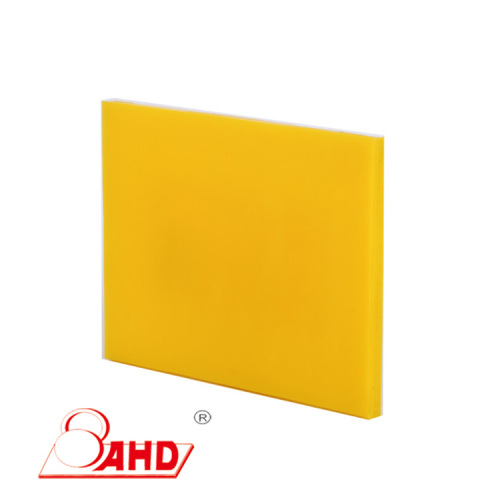 Amarillo PU Material Poliuretano PU Hoja