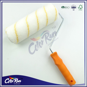 ColorRun wholesale RC04030 slip on style 9" yellow strip polyacrylic fibres paint roller