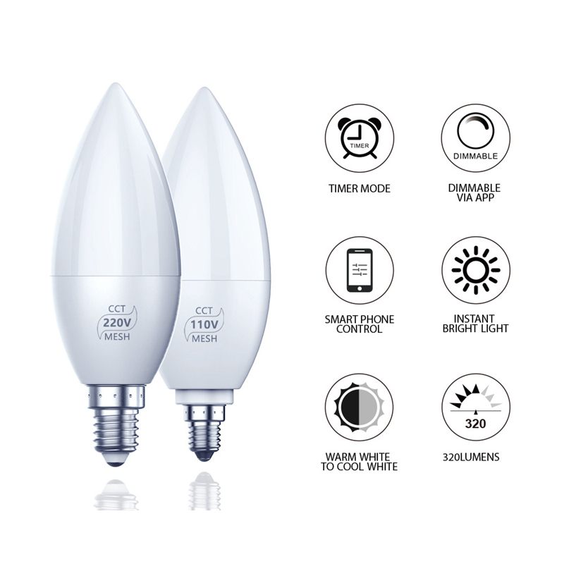 Ac110v Ac220v Rgb Cct Led Bulb