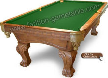 Hand Carved Billiard Table