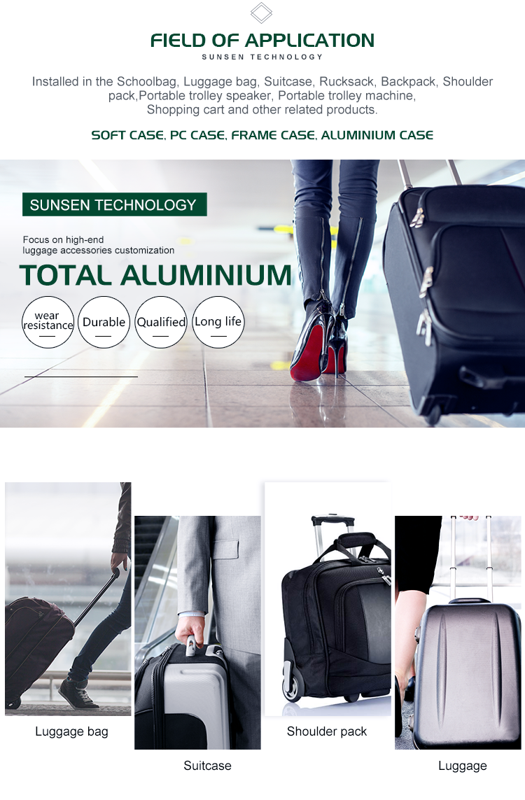 Wholesale Detachable Luggage Wheels Replace Suitcase Wheels