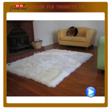 lambskin rectangular throw rugs and cushions