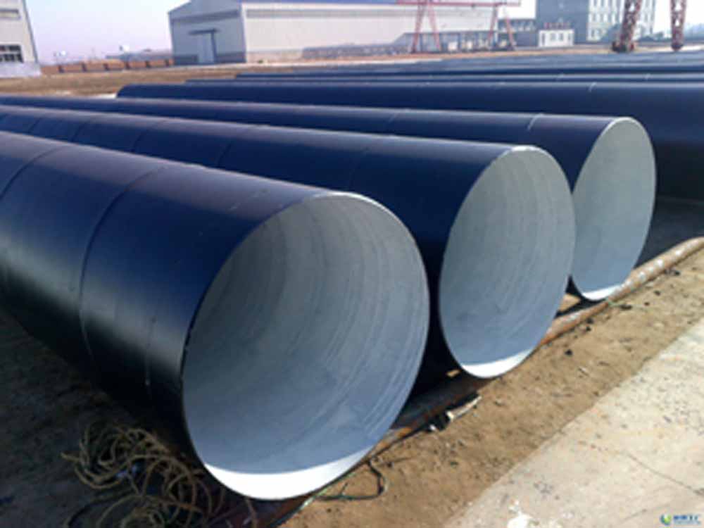 Isolação de revestimento preto SSAW Steel Pipe