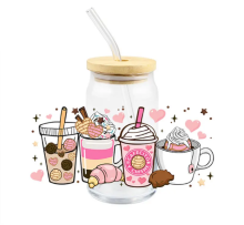 Logo Custom Uv Dtf Transfer Stickers For Cup