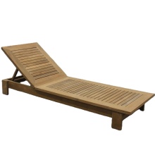 Teak Wooden Sunbed Beach Outdoor Furniture