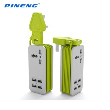 Extension Socket with 4 USB output UK Plug