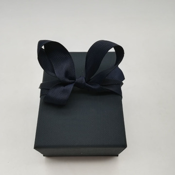 Blue Velvet Inside Jewelry Paper Gift Box