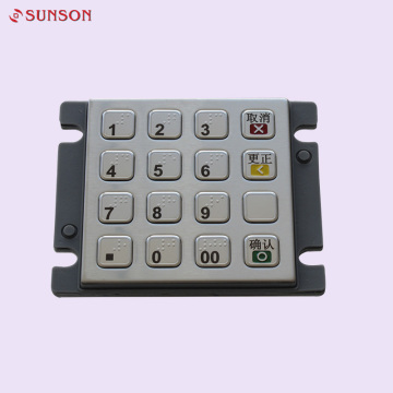 Keypad Miotalach Beag ag Criptiú Pinpad Do Bhios Dlúth