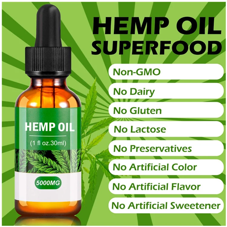 OEM Wholesale Hemp Oil for Sleep, Skin & Hair