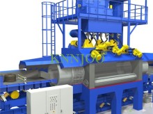 Continuous Flow Shot Blasting Machine
