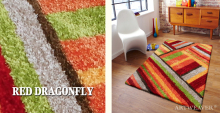 Geometric patchwork Colorful Rugs
