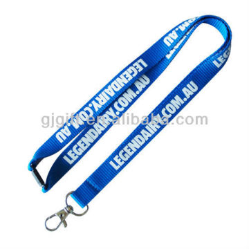 2015 popular custom logo printed neck lanyard