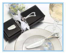 free wedding favor samples Spread the Love Chrome Spreader with Heart-Shaped Handle Wedding Decoration