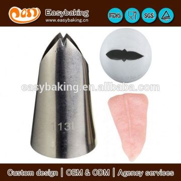 Hot selling leaf decorating nozzle piping tip