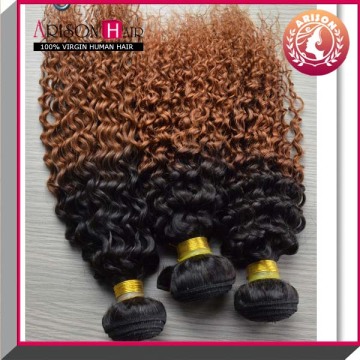 hot selling wholesale price ombre human hair extension grade 5a 6a 7a 8a pure indian remy virgin human hair weft