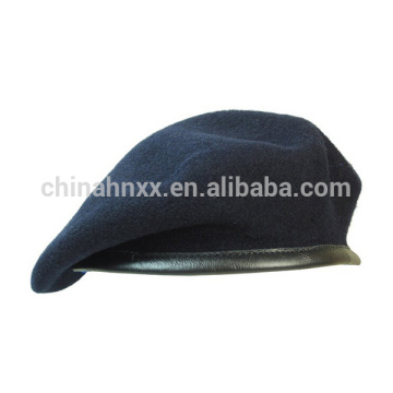 Custom embroidered military mens wool beret