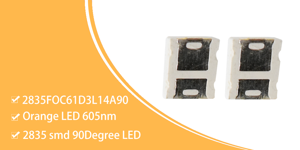 2835 605nm Orange SMD LED